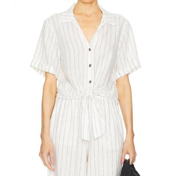 NEW SANCTUARY ocean shirt in biarritz stripe - Picture 1 of 4